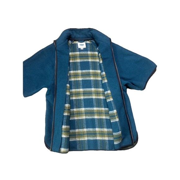 Old Navy Cape Jacket Women’s Size Medium Plaid Lined Layering Coat - Picture 3 of 6